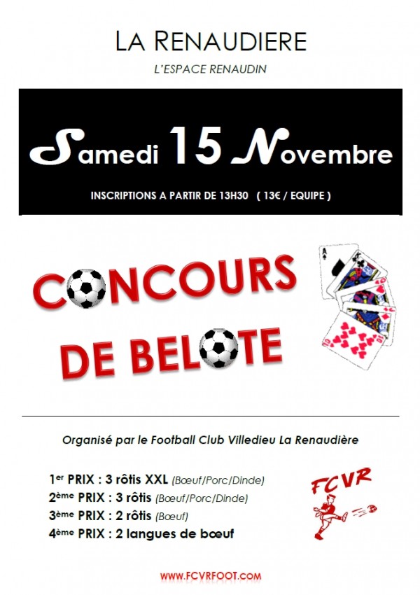 CONCOURS DE BELOTE - FACEBOOK - 15-11-2014